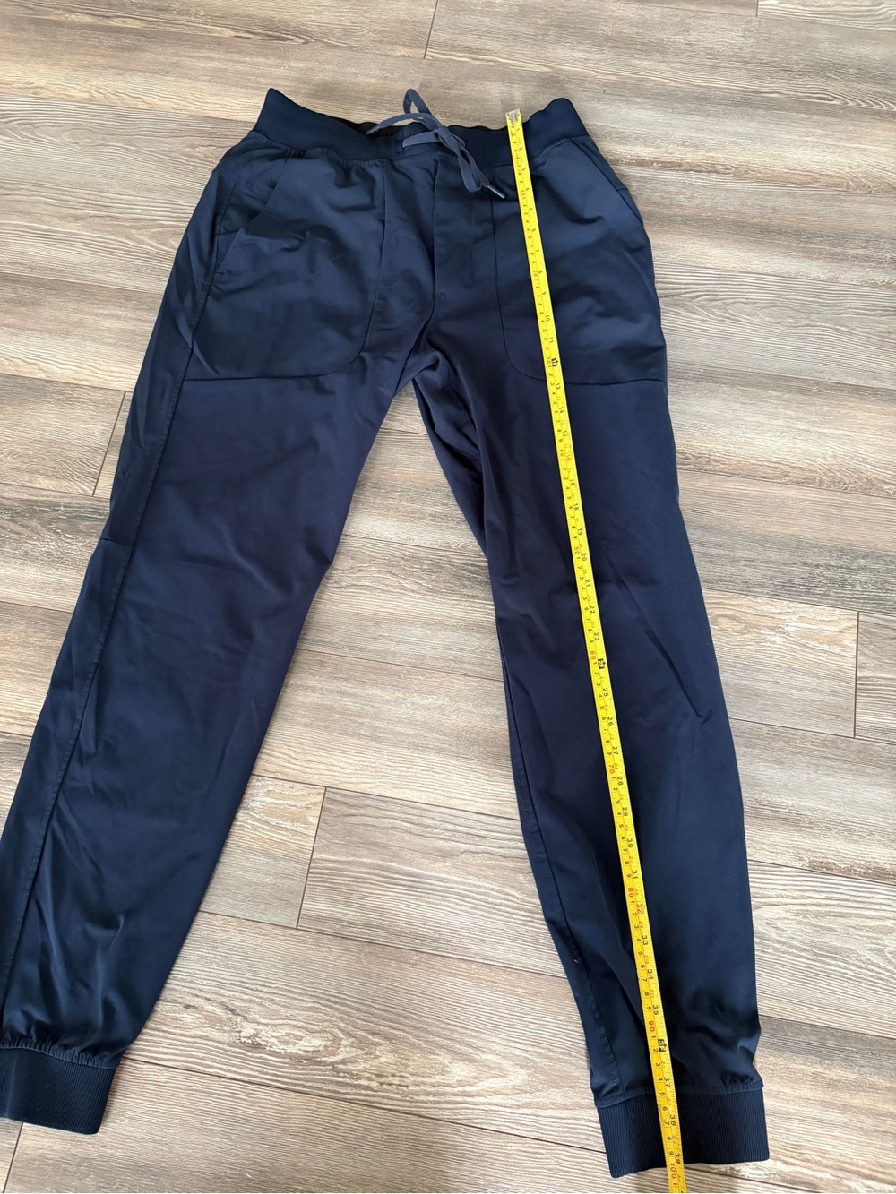 Men's Navy Jogger Pants - Comfortable Drawstring Waist